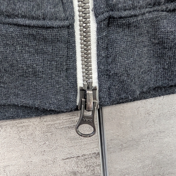 Nike Y2K Women's Grey Full Zip Hooded Jacket Size XS - Picture 3 of 6